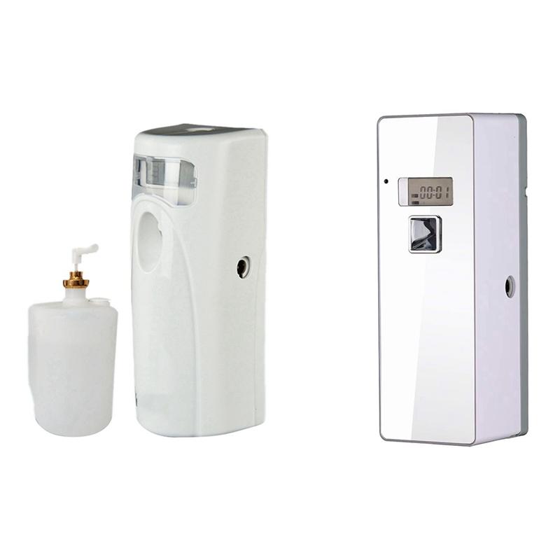 

LCD Pump Spray Dispenser, Non-Aerosol Automatic Pump Dispenser & Free Standing Wall-Mounted Home Odor Neutralizing