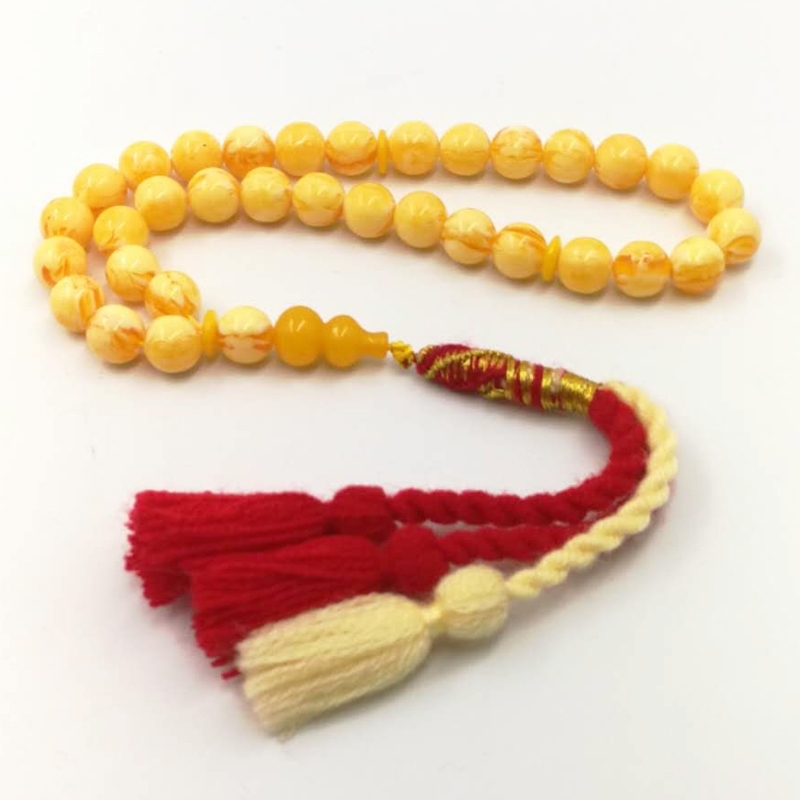 

Ambers Tasbih 33 66 99beads Size 8 10 12mm Royal handmade tassels Turkish design Man's Tesbih Misbaha Muslim Rosary Y200730