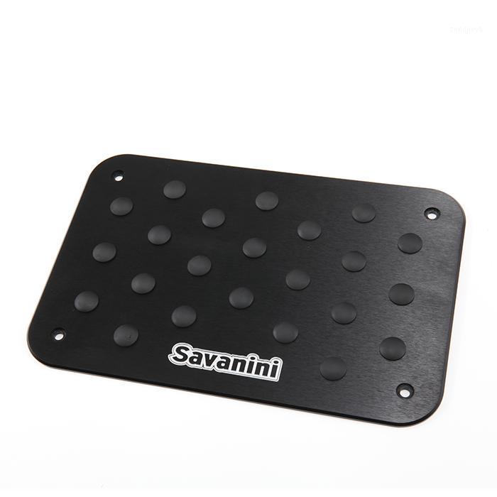 

Universal Car Aluminum alloy Non-slip Environmental Rubber Carpet pedal Floor Mat car accessories styling1