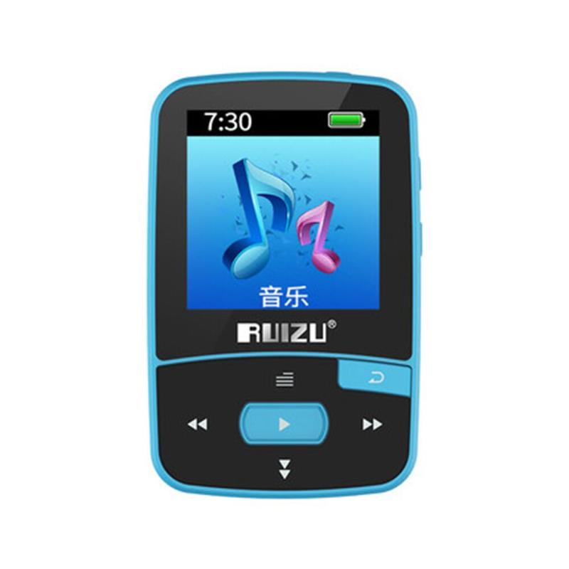 

New Arrival Original RUIZU X50 Sport Bluetooth MP3 Player 8gb Clip Mini with Screen Support FM,Recording,,Clock,Pedometer