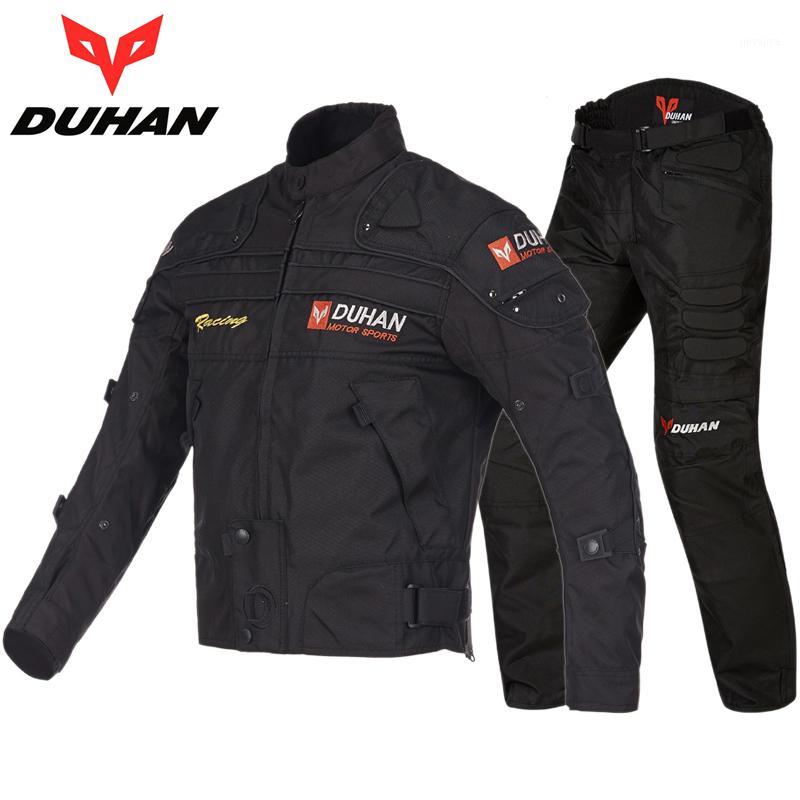 

DUHAN Brand motorcycle winter windproof suit keep warm wearproof jacket moto racing pants motocross1