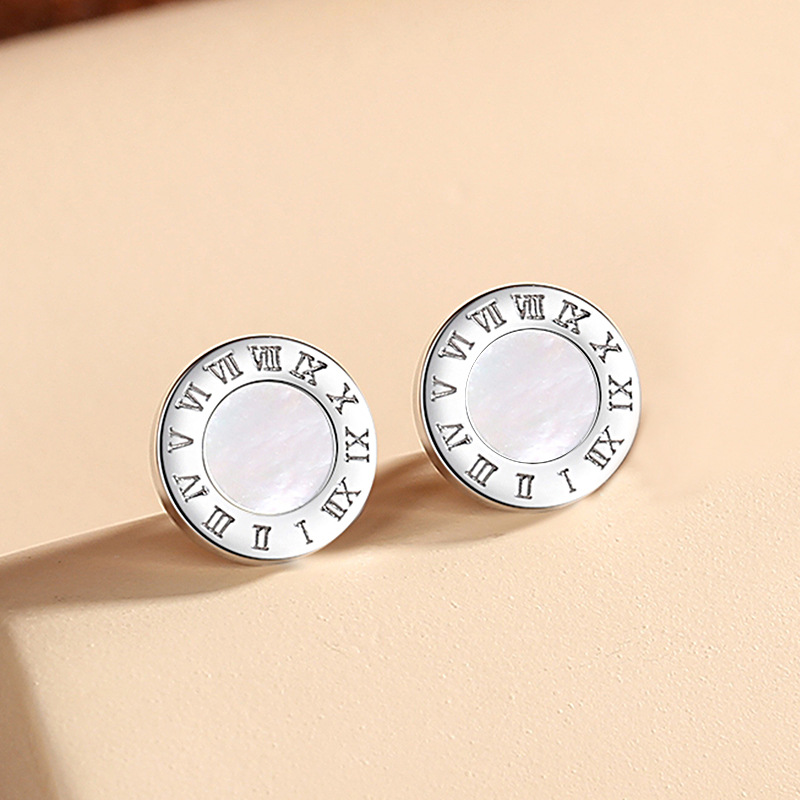

Cute Size Luxury Designer Women Fashion Stud Stainless Steel Lover Party Gifts Drop Oil High Polish Engagement Earrings Wholesale