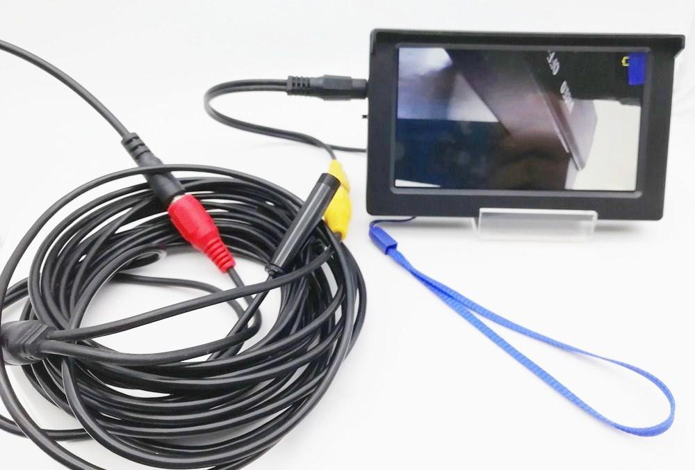 

5.5mm/9mm AV 4.3 Inch Screen Build-in Battery Portable Handheld Endoscope Microscope1