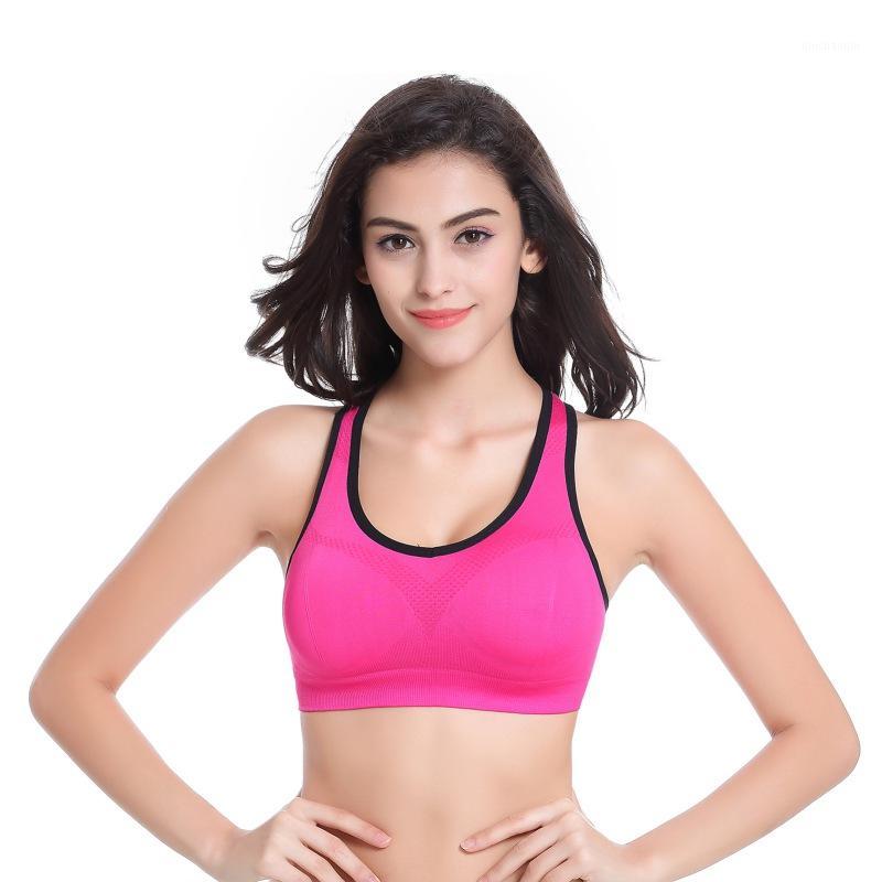 

High Quality Wholesale New Spring Summer Women Seamless Bra Sports Bra Push Up Padded Running Thin1, Gray