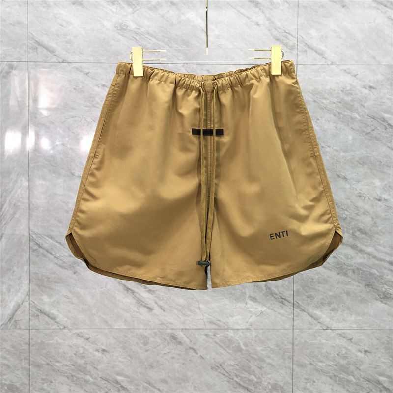 

22ss casual Summer USA Laser Reflective Nylon Shorts Colorful Multi Color Women Men High Street Middle Jogging Pants, White;black
