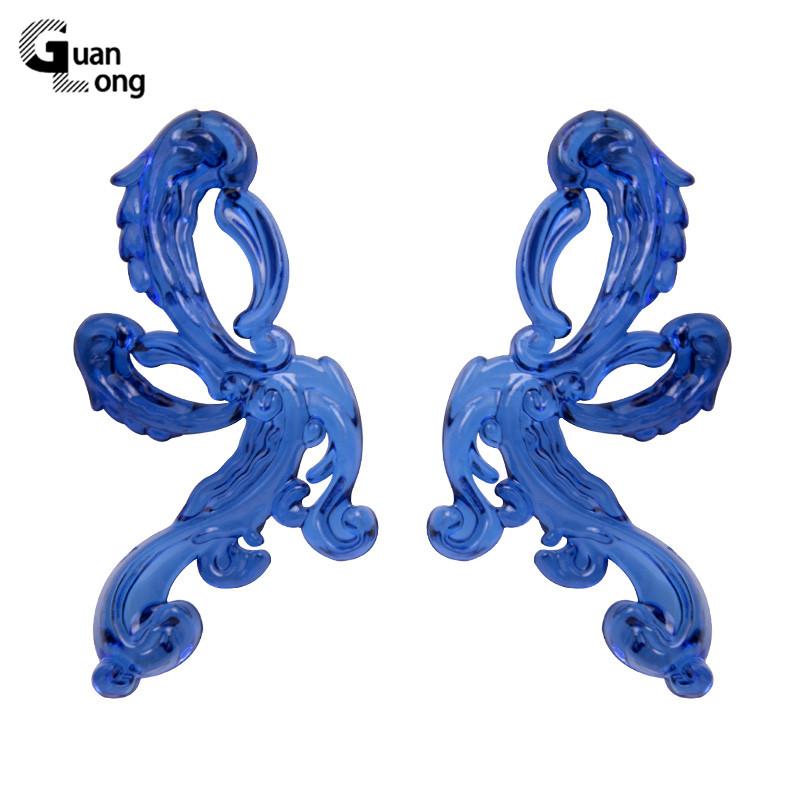 

Guanlong Phoenix Fashion Drop Earrings for Women Statement Big Wedding Long Earings Korean Acrylic Resin Dangle Earing Wholesale