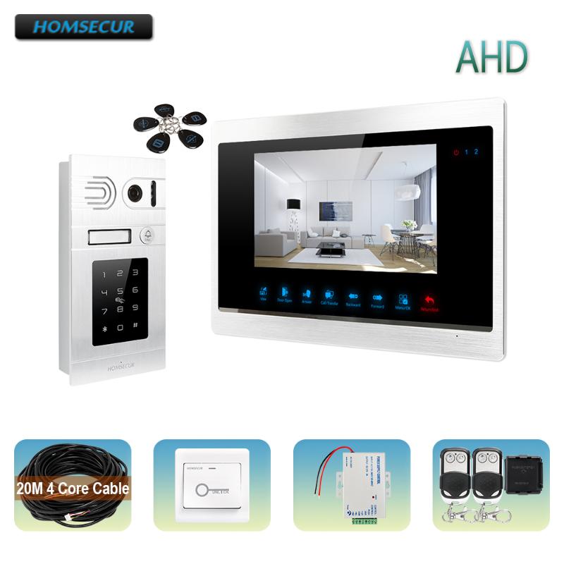 

HOMSECUR 960P AHD1.3MP Video&Audio Smart Doorbell with Memory Monitor, Motion Detection, 20m 4 Core Cable (BC071HD-S+BM702HD-S