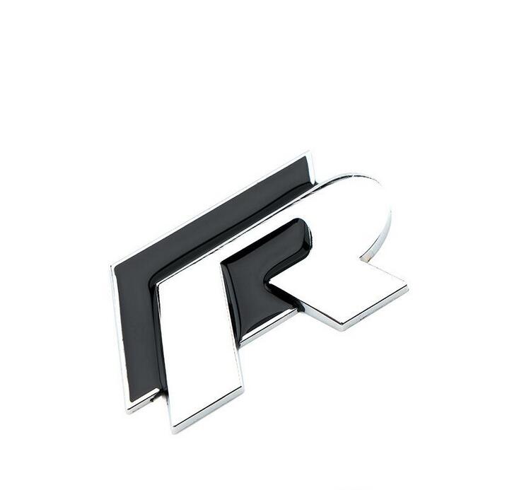 

3D Metal Rline Car Stickers R Line Logo Badge Emblem Sticker for Volkswagen VW Polo Golf Jetta MK5 MK6 Passat B5 B6 B7