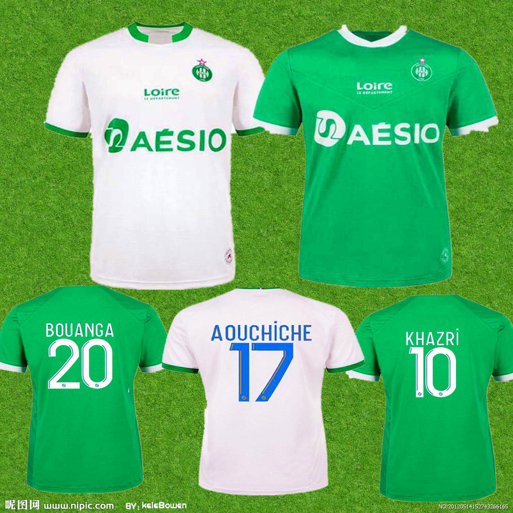 

2020 2021 AS Saints Etienne soccer Jerseys KHAZRI DIONY adult mens Maillot 20 21 ASSE ST Etienne BERIC AHOLOU BOUDEBOUZ Football Shirts, Black;yellow