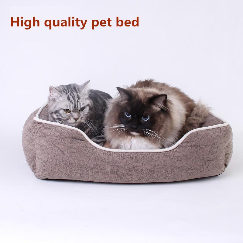 

Dog Bed Pet Bed Dogs Plush Calming Beds Hondenmand Pet Kennel Super Soft Comfortable For Large Dog / Cat House Dogs Accessories, Gray