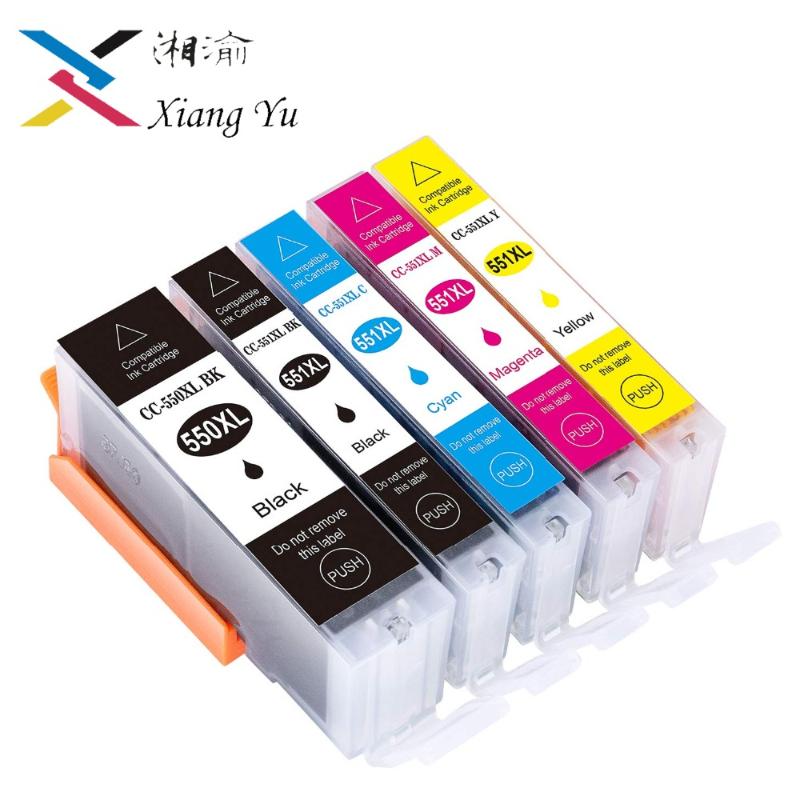 

Ink Cartridges 5 (PCS) PGI-550 CLI-551 XL Compatible Cartridge Pgi550 Pgi 550 Cli551 For Canon PIXMA IP7250 MX925 MG5450 5550 6450 5650