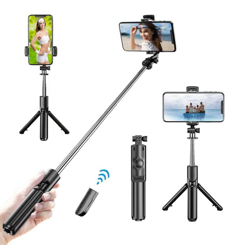 

Bluetooth Wireless Selfie Stick Tripod Foldable Tripod Monopods Universal for SmartPhones for Sports Action Camera