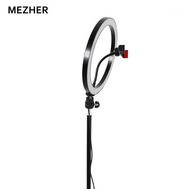 

Mezher led light photography 26cm Selfie Ring Light Dimmable LED Lamp For Makeup Video Live Studio Photo Camera phone1