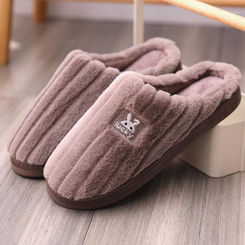 

Winter Woman Slippers Plush Velvet Fur Slippers Platform Soft Lovely Indoor Non Slip Designer Shoes1, Gray