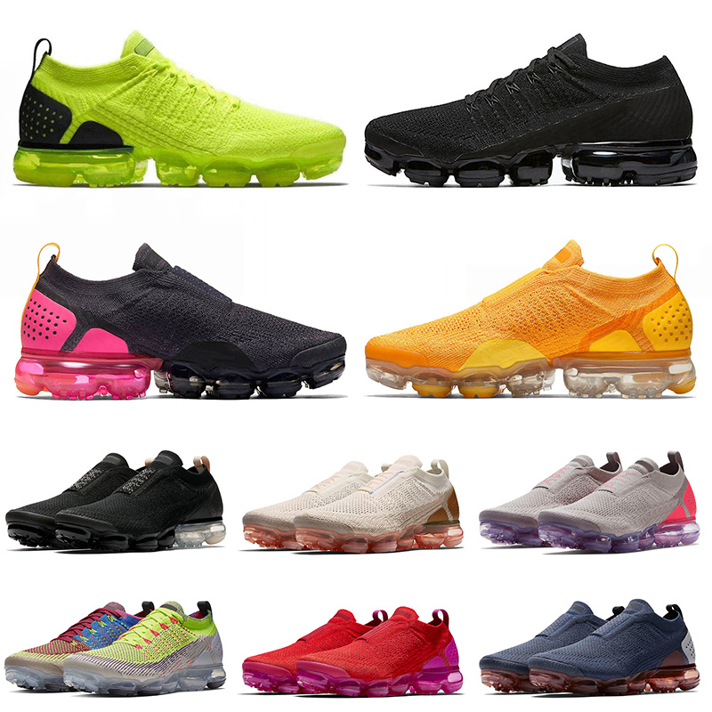 

Wholesale 2020 Top Quality FLY KNIT MOC 2.0 Voparms Running Shoes Volt Grey Triple lack Pink Blast Sport Men Women Fashion Trainers, 8 mica green 40-45