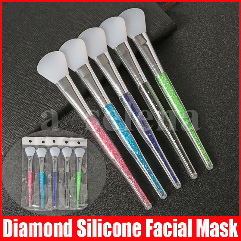 

Diamond Silicone Facial Mask Brush Cream Mixing Silicone Brush Makeup Brush Face Skin Care Tools Makeup Tools