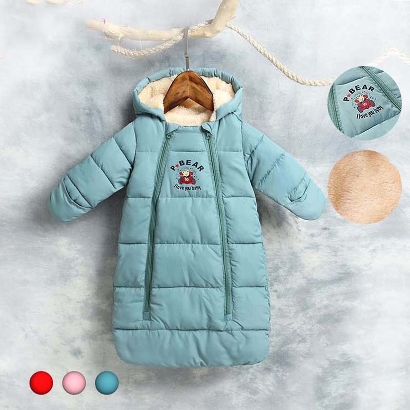 

JXYSY Autumn Winter Baby Romper Baby Girl Cotton Hooded Overalls For Boys Infant Jumpsuit Kids Clothes For Newborn Anti-kick 201127, Pink