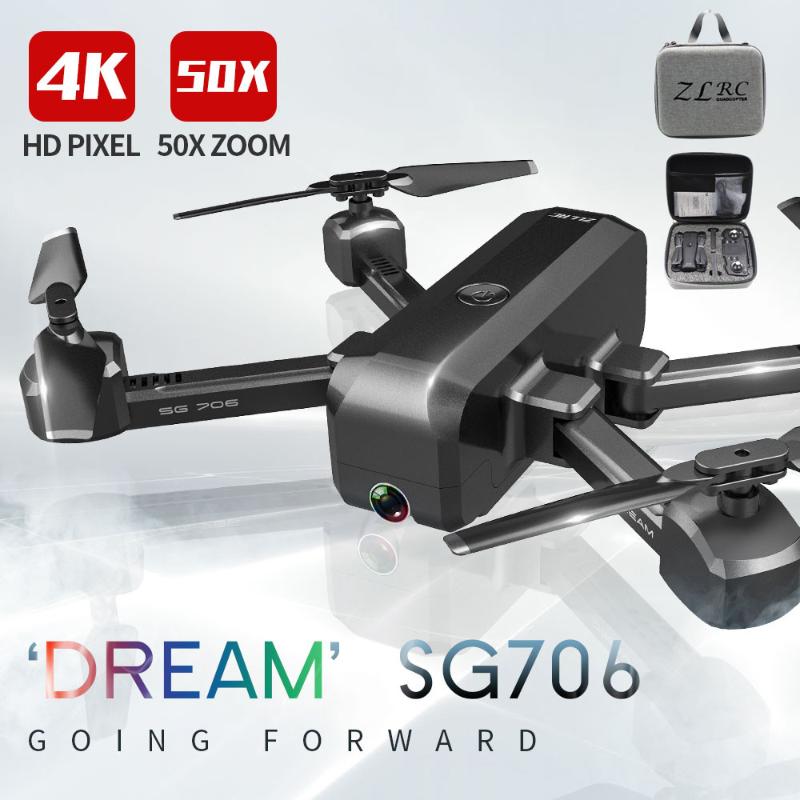 

SG706 Drone With 4K HD Dual Camera 5G Wifi FPV Drone RTF RC Quadcopter Follow Me With 4K HD Dual Camera 5G Wifi FPV RTF RC