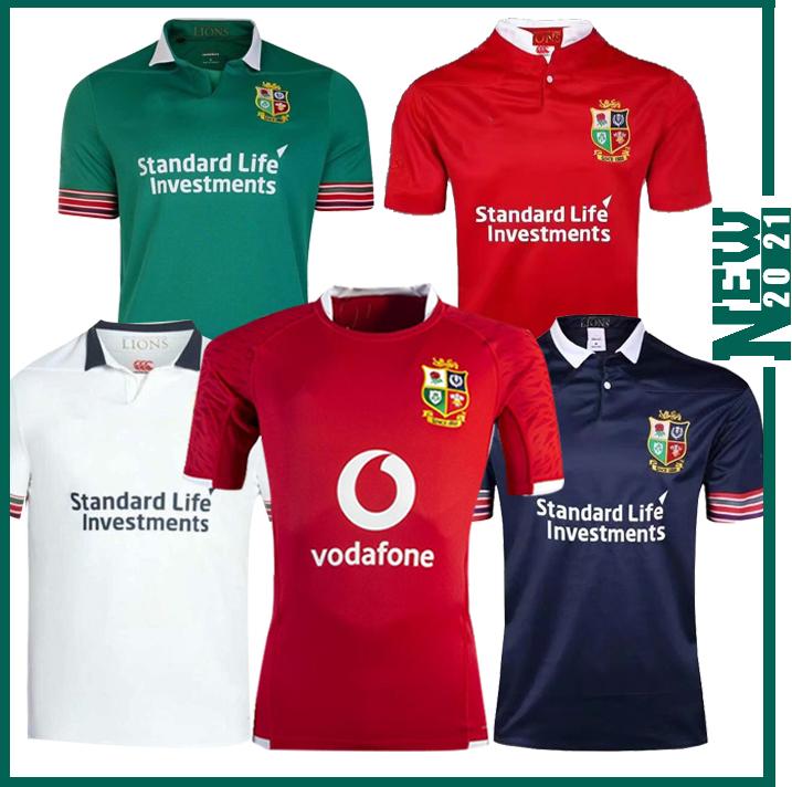 

2020 2021 British & Irish Lions rugby jersey 20 21 British lions rugby HOME training shirt Mens S-XXXL, Black;gray