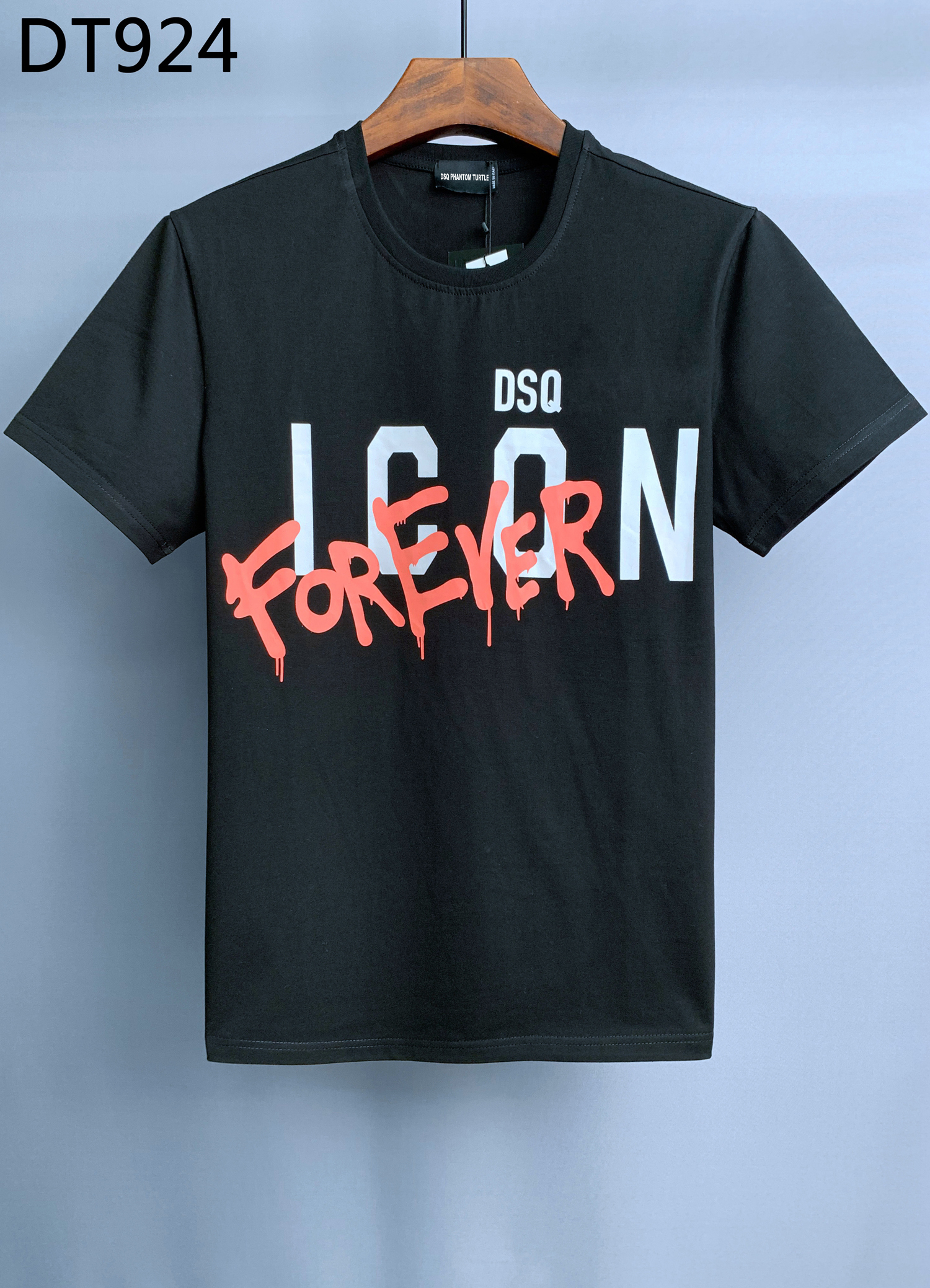 

DSQ PHANTOM TURTLE 2022SS New Mens Designer T shirt Paris fashion Tshirts Summer DSQ Pattern T-shirt Male Top Quality 100% Cotton Tops 158268, White