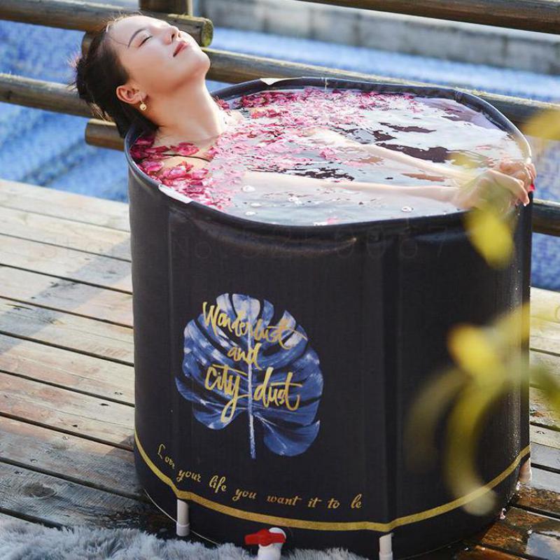 

Barrel Adults Use Foldable Bath Barrel For Whole Body Bath Adult Hip Large