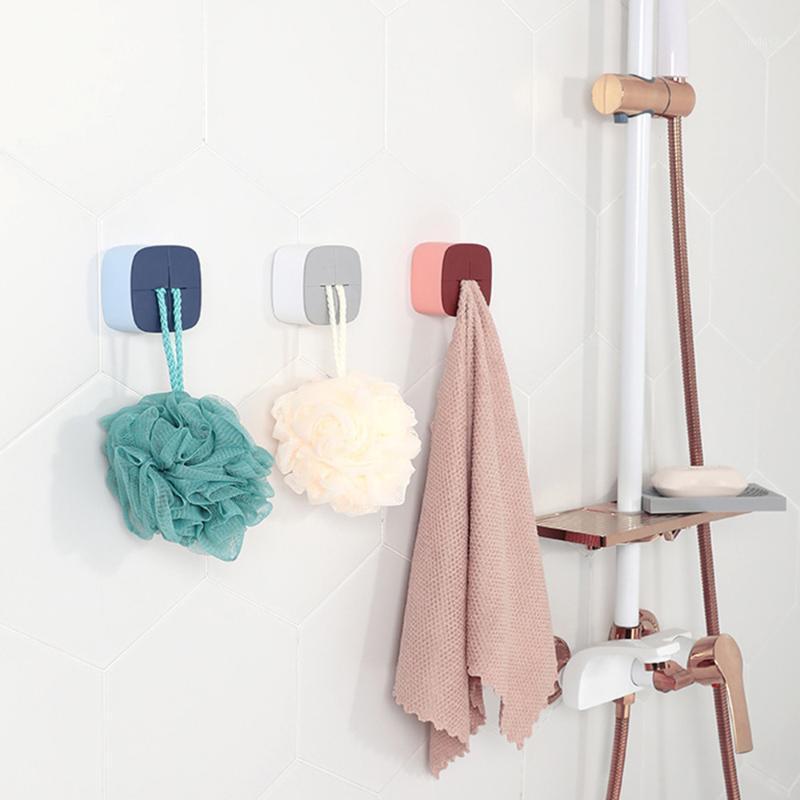 

Punch Free Towel Plug Holder Self Wall Mount Organizer Towel Rack Kitchen Bathroom Towels Storage Hooks Washing Cloth Clip1