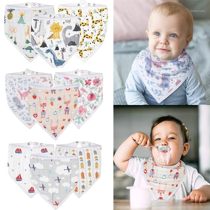 

3 Pcs/Set Baby Newborn Bib Bandana Infant Toddler Feeding Saliva Towel Burp Cloths Shower Gifts1