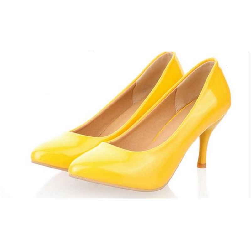 

2021 Free Send Hot Small Code 31 32 33 Big Size 40 41 42 43 Yards Korean Pointed End Heel New Women's Single Shoes 7DX2, Black