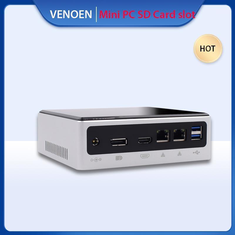

10TH ITX Mini PC Intel Core 10610U 8559U 10210U 8259U M.2 NVME SSD PCIE Wifi Type-C Compact Computer i3 7020U SD Card Slot1