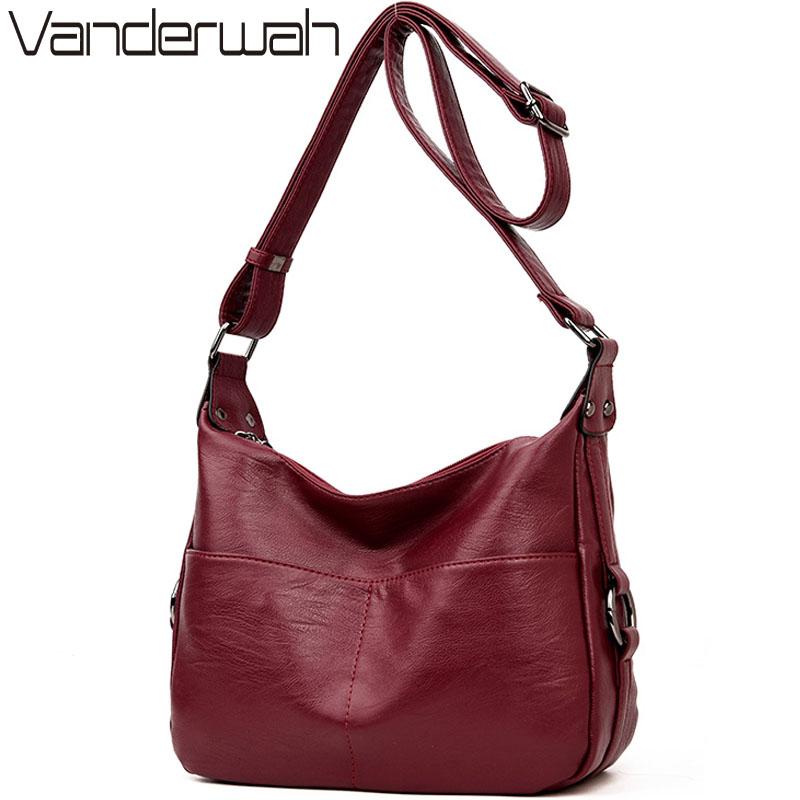

Sac a main Leather Crossbody Bags For Women 2021 Luxury Handbags Women Bags Designer Handbags High Quality Shoulder Bag, Black