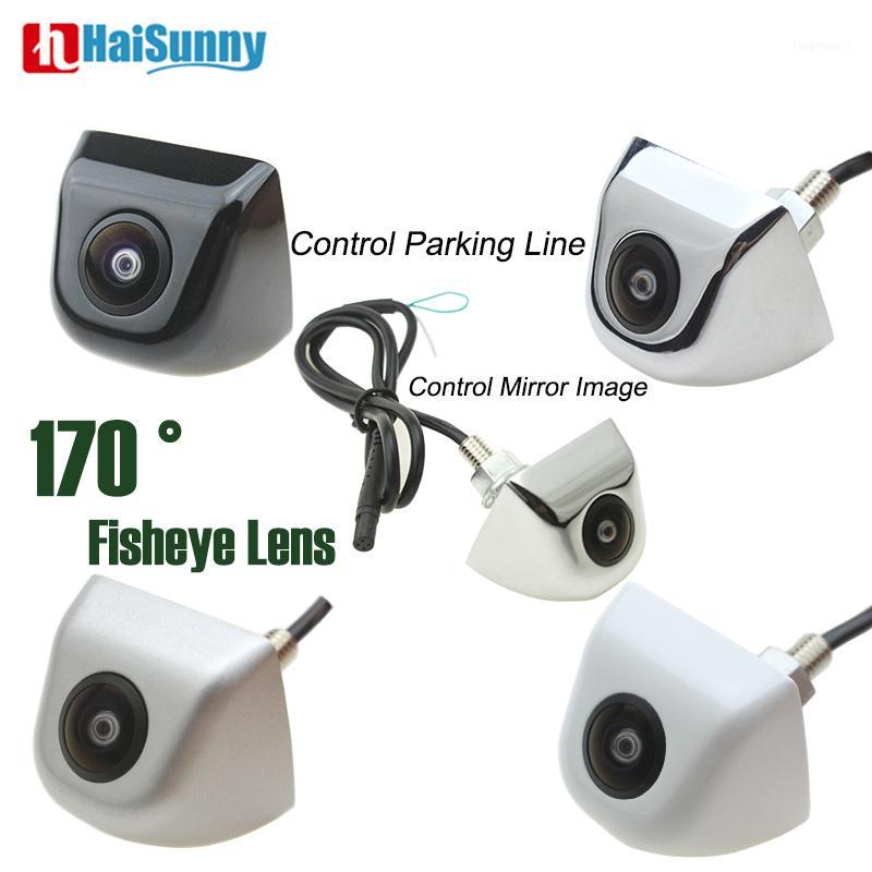 

Car Fisheye Lens Rear View Camera Front 170 Degree Waterproof Reverse Camera 4 Pin No Parking Line HD Starlight Night Vision1