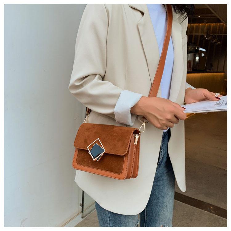 

Women's shoulder bag2021 popular new tide autumn and winter wild atmosphere shoulder bag, Black