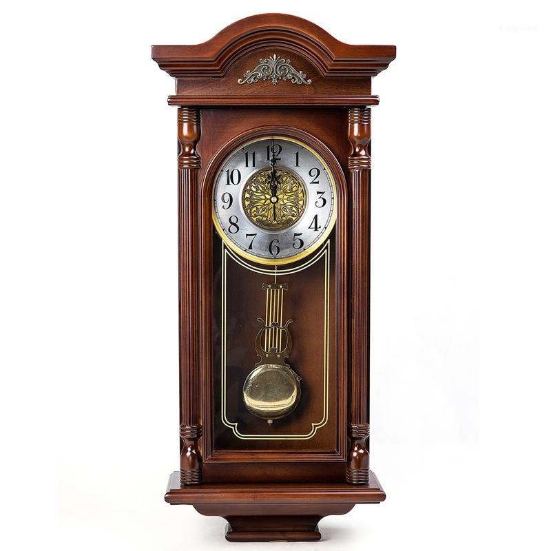 

Big Vintage Wall Clock Silent Large Luxury Digital Antique European Wall Clock Wooden Classic Living Room Klok Home Decor AD50WC1