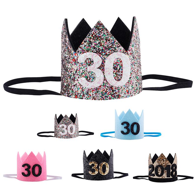 

Birthday Crown Hats For Women Party Hair Band Shiny Girls Hair Pins Dancing Headband Fashion Accessories