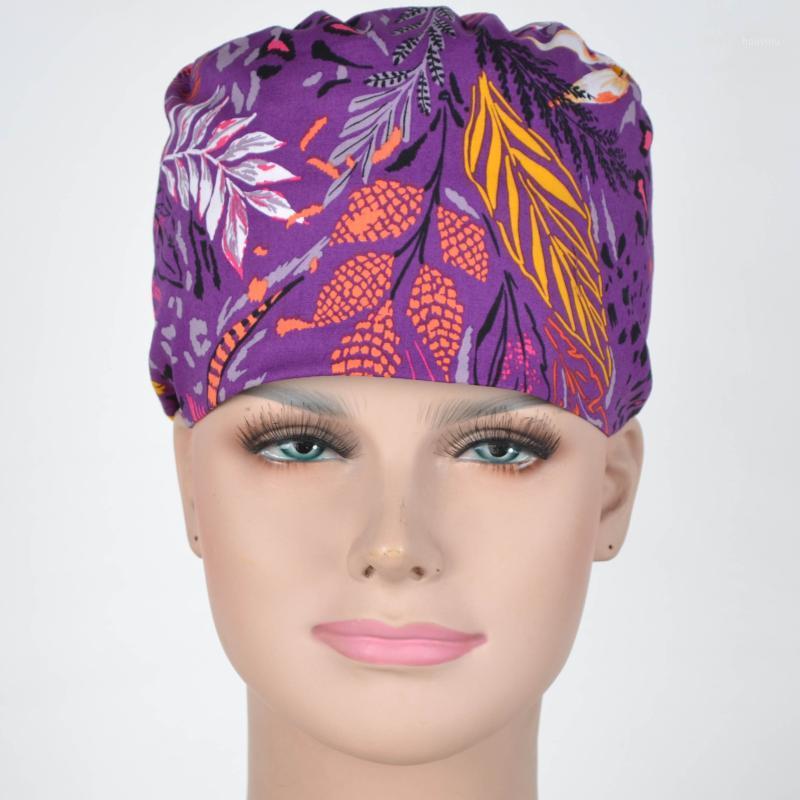 

ZUNTSVIL scrub caps for long hair caps and nurses 100% cotton1