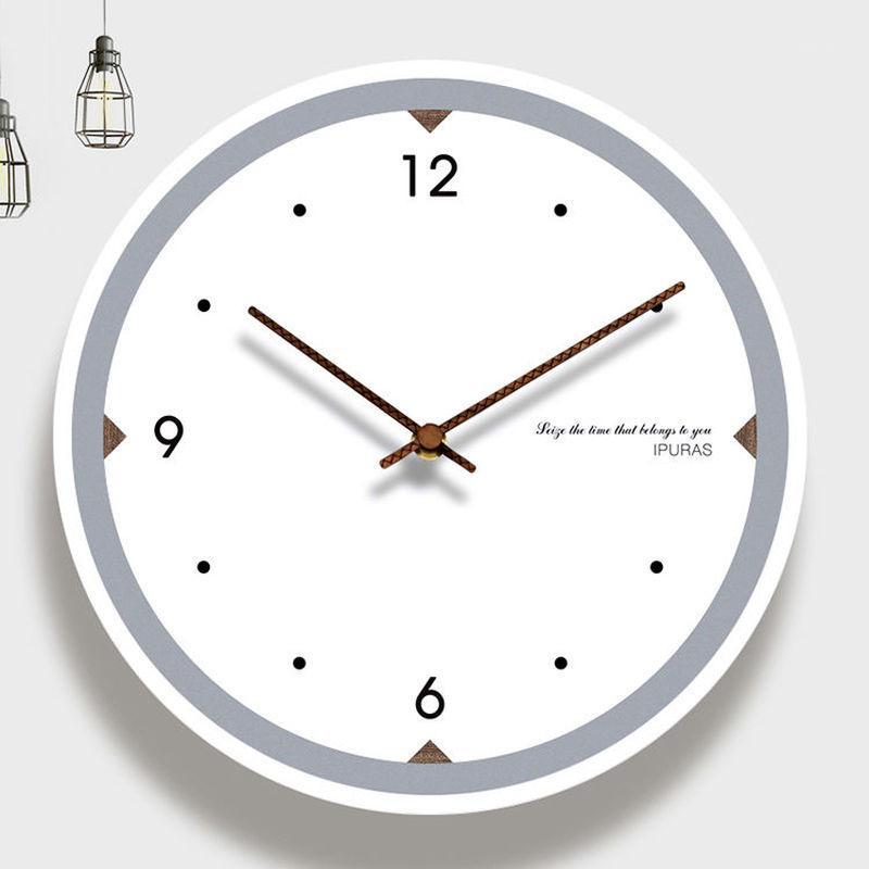 

Nordic Wall Clock Living Room Creative Household Silent Clock New Chinese Landscape Bedroom Wall Decoration Quartz1