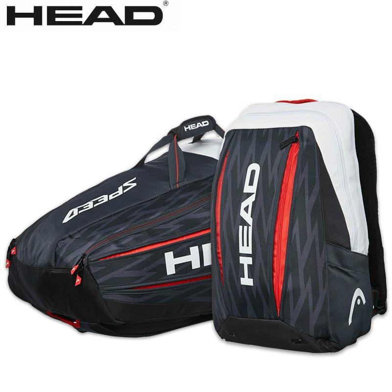 

2021 Head Genuine Wimbledon Novak Djokovic Backpack tennis bag for 9 pieces racket Backpack Multi-function bags