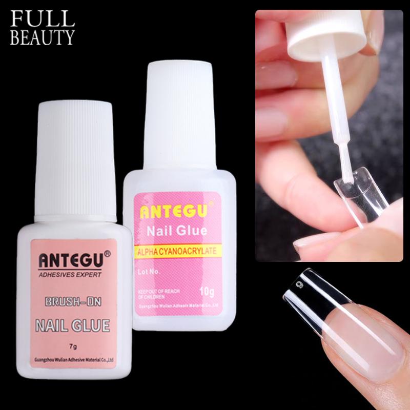

Acrylic Nails Glue For False Fast Extension French Tips Adhesive No Bubble Super Sticky Tools Design Accessories Manicure CH1855, Red lable