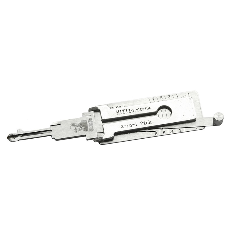 

LISHI MIT11 2 in 1 car door lock pickup decoder unlocking tool