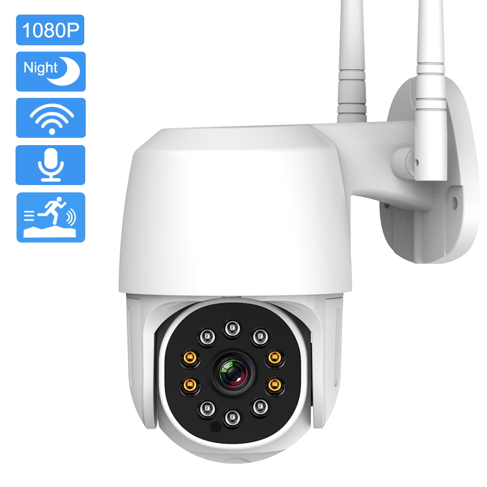 

PTZ Wifi IP Camera Full HD Outdoor Speed Dome Camera Waterproof 1080P ONVIF 4X Digital Zoom Night Vision Home CCTV Surveillance