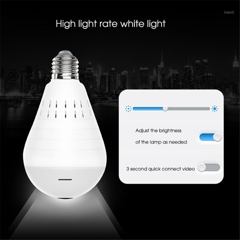 

kebidumei Light 360 Degree 1080P IP Camera Fisheye Panoramic Surveillance Security Camera Wifi Night vision Bulb Lamp1