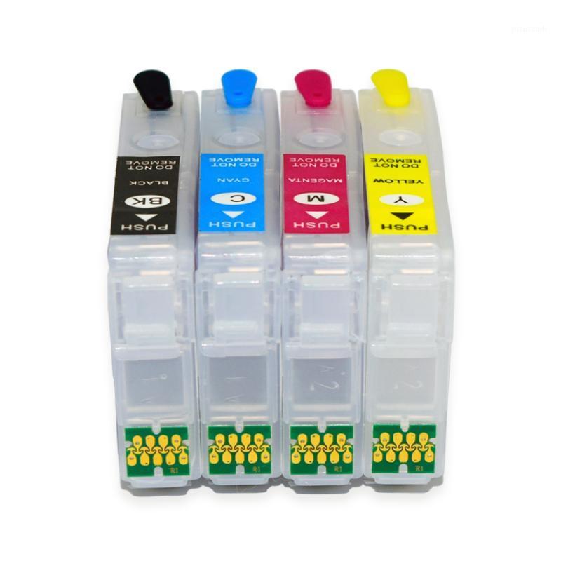 

Vilaxh T502 Empty Refillable Ink Cartridge For XP-5100 XP-5105 WF-2860 WF-2865 XP5100 5105 2860 28651 Cartridges