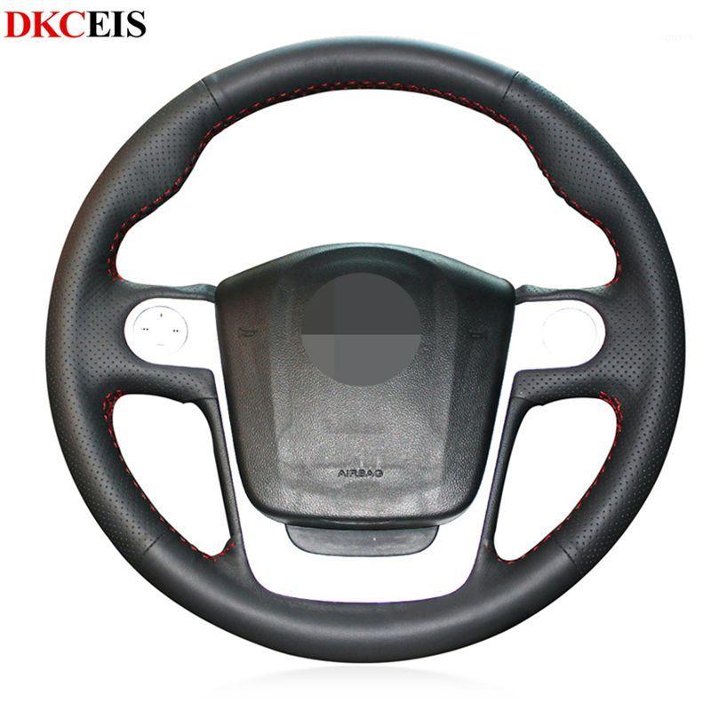 

DIY Hand-stitched Black Soft PU Faux Leather Car Steering Wheel Cover for MG3 MG 31