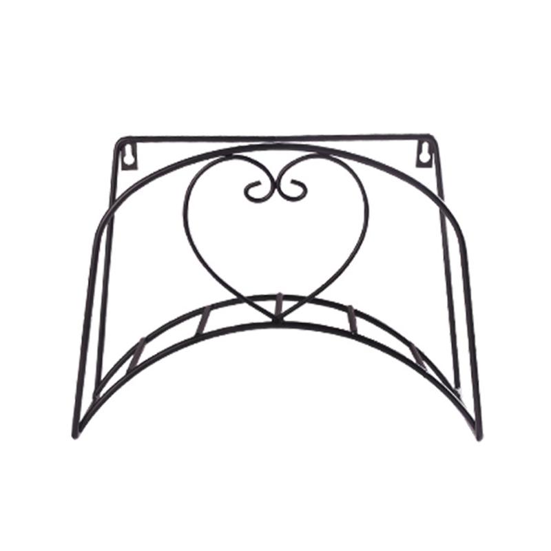 

Water Pipe Decorative Durable Reel Wall Mounted Sturdy Iron Garden Hose Holder Hanger Organizer Tidy Storage Rack Retro, As pic