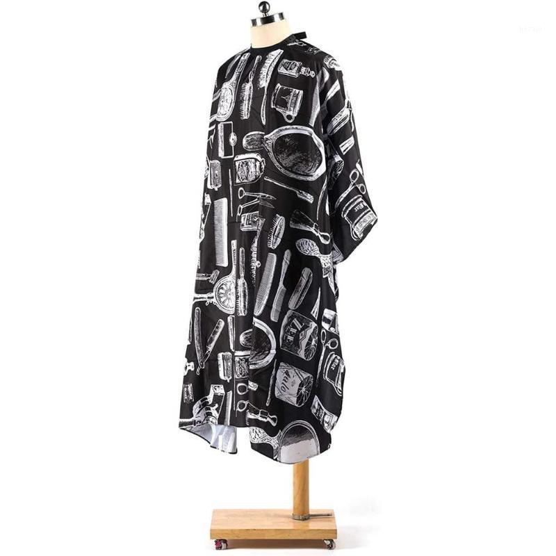 

Black Cloth Professional Hair Salon Nylon Shawl with Snap Closure Pure black interface scarf cloth @401