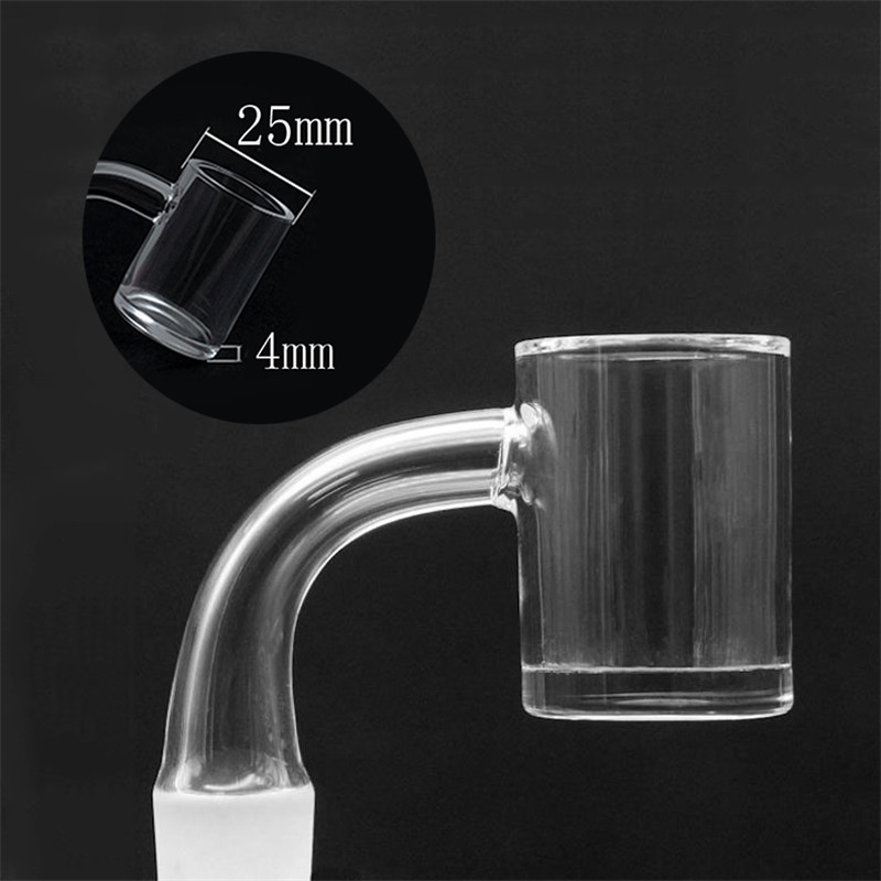 

Hot sale Flat Top Quartz Banger 25mm XL Quartz Nail 10mm 14mm 18mm Male Female 90 Degree Quartz Nails for Dab Oil Rigs Bong
