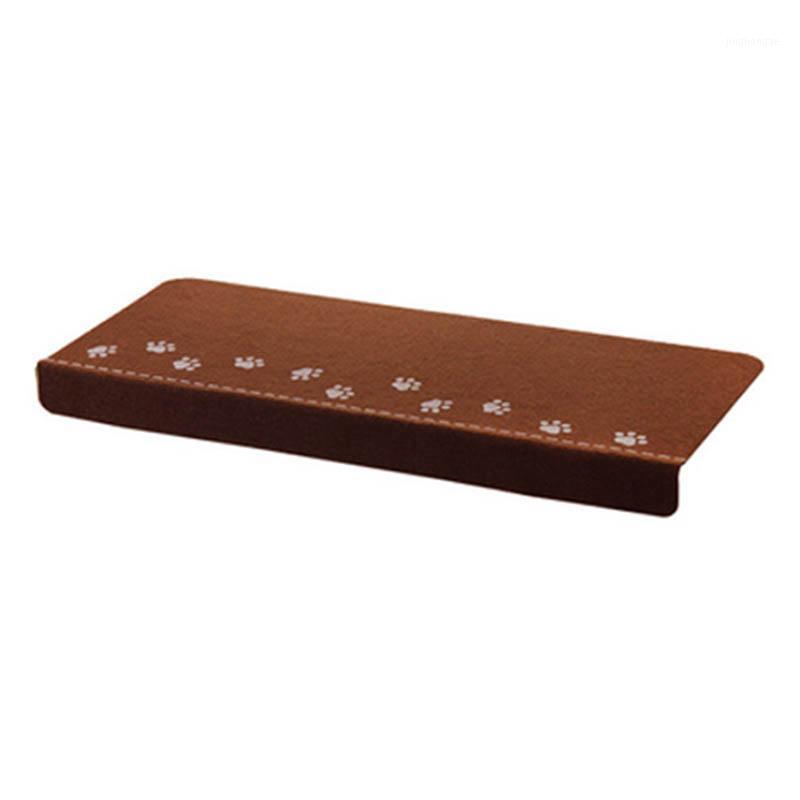 

Luminous Self-Adhesive Non-slip Floor Stair Carpets Bear Claw Pattern Glow In Dark Stairs Protector Mats1, Dark brown