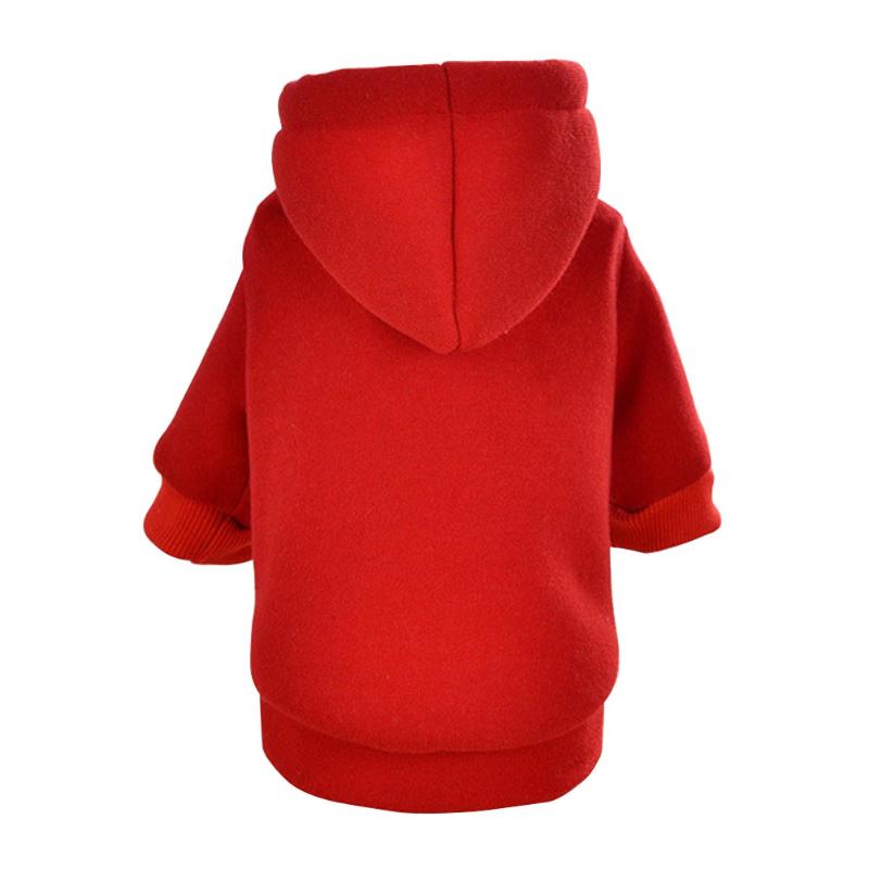 

Hooded Jacket Winter Puppy Clothes Coats Overall Pet Supplies Fashion Dog Hoodie Cat Autumn Warm Sweatshirt Costume Solid, Grey