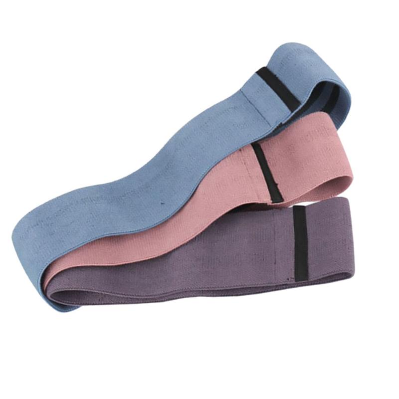 

1 Set Elastic Band Yoga Sports Belt Hip Resistance Band for Squats Exercise Workout Fitness Shaping Colorful (32cm 37cm 42cm)