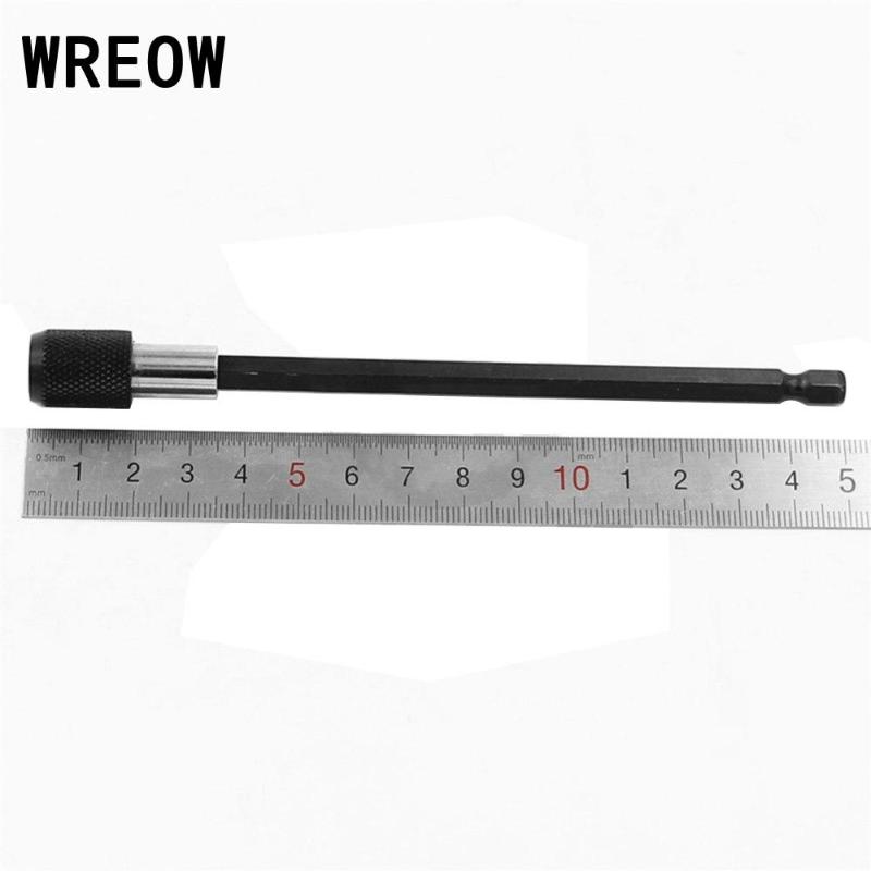 

1 Pc 100mm/150mm 1/4Inch Socket Drive Extension Bar Hex Shank Quick Release Magnetic Screwdriver Bit Holder Tool Woodworking